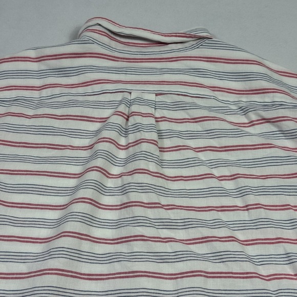 Vineyard Vines Men's Slim Longshore Shirt Linen Blend Striped Multicolor Medium - Picture 11 of 11